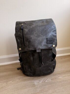 Duchamp Rubberized Camo Sport Backpack Foldover Laptop Sleeve